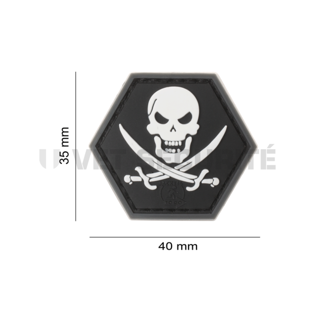 Patch piraten vlag zwart - JTG