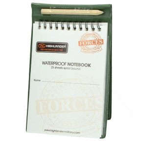 Carnet de notes waterproof 11 x 18 cm - Highlander