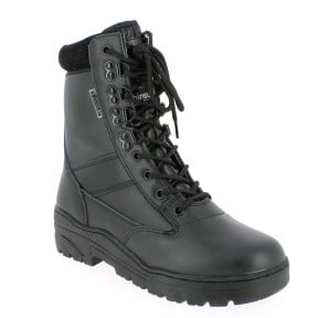 Chaussure Patrol boots Cuir Noir - Kombat Tactical