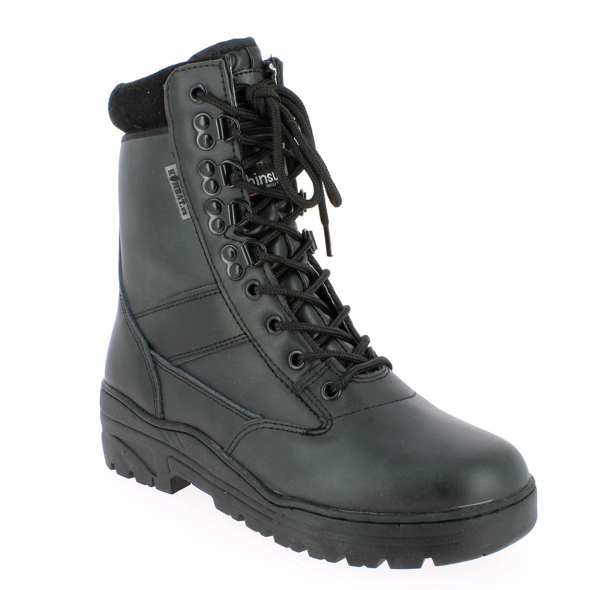 Scarpone Patrol Boots In Pelle Nera - Kombat Tactical - Foto 2