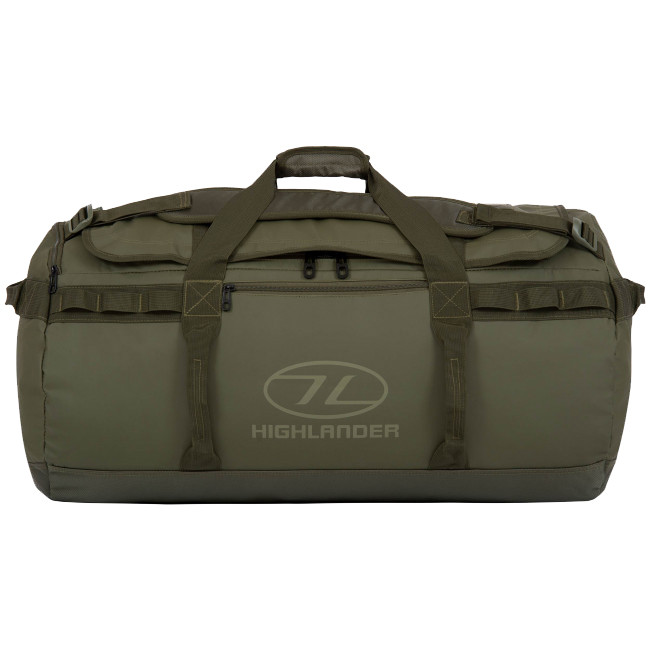 Sac de voyage imperméable STORM 90L vert olive - Highlander