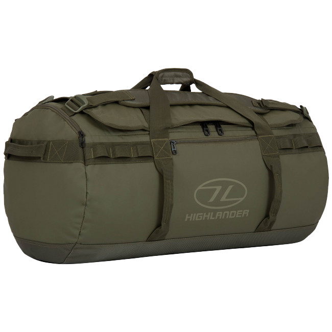 Wasserdichter Reisetasche STORM 90L olivgrün - Highlander
