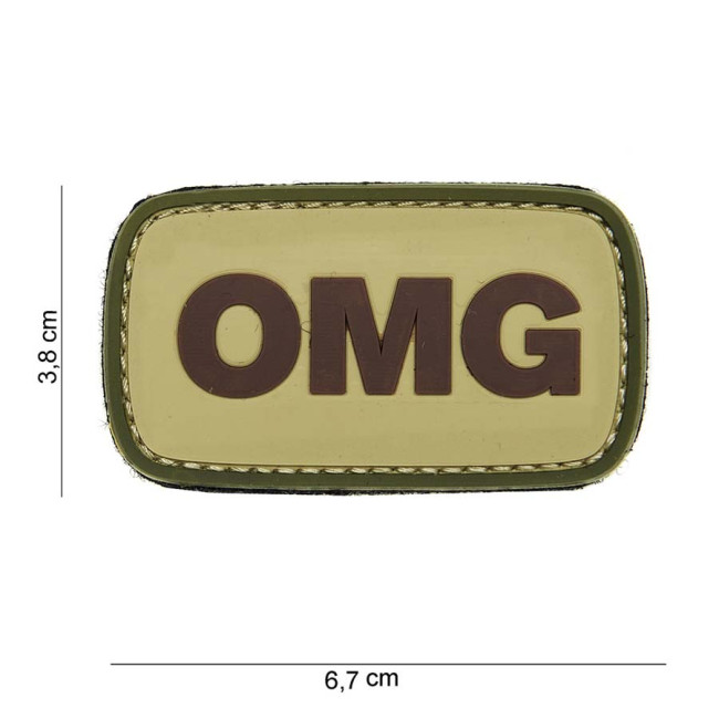 3D PVC-Patch "OMG" Cam - 101 Inc