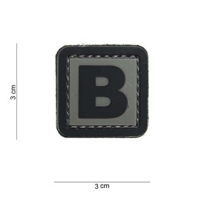 Patch 3D en PVC lettre B - 101 Inc