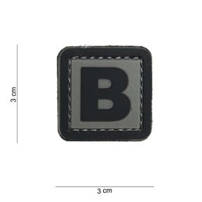 Patch 3D en PVC lettre B - 101 Inc