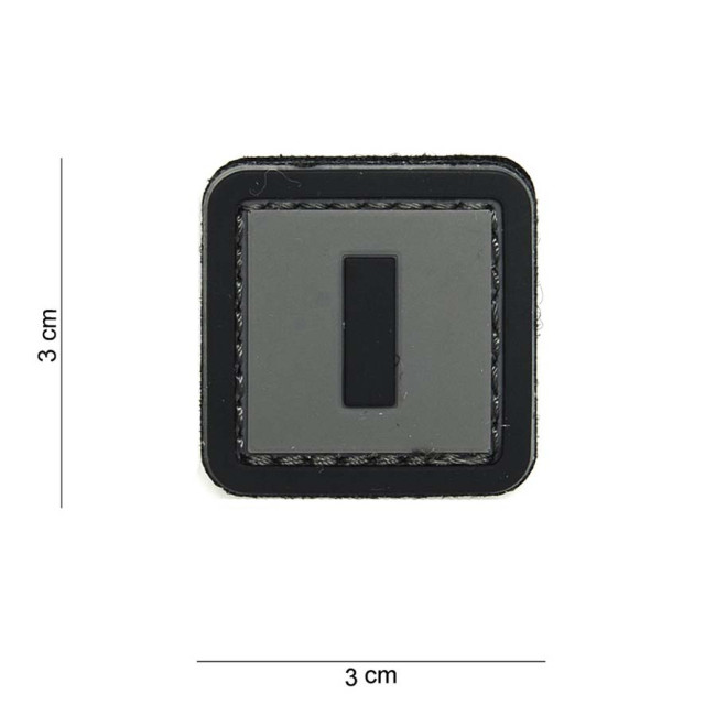Patch 3D en PVC lettre D - 101 Inc