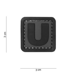 Patch 3D z PVC litera U - 101 Inc