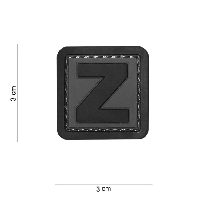 Patch 3D en PVC lettre Z - 101 Inc