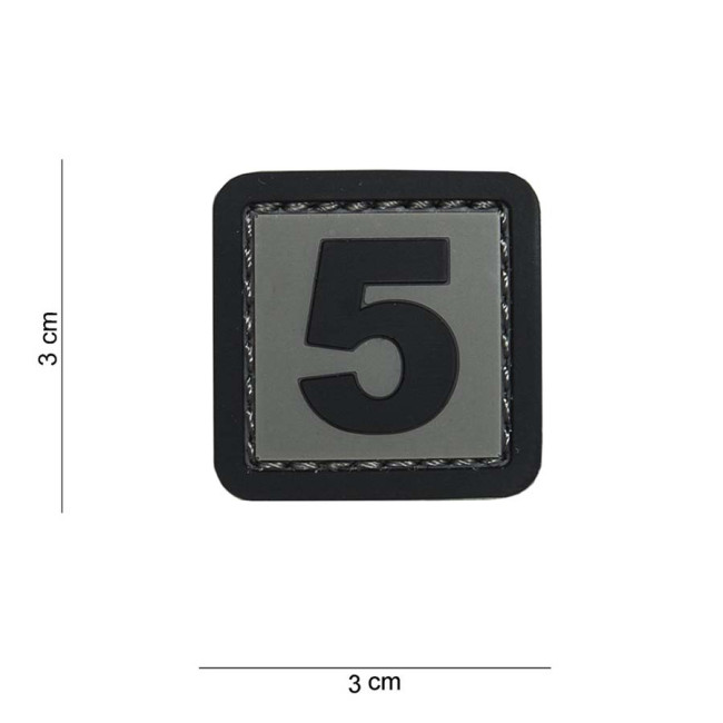 Patch 3D en PVC Chiffre 9 - 101 Inc