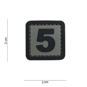 3D PVC-Patch Nummer 5 - 101 Inc
