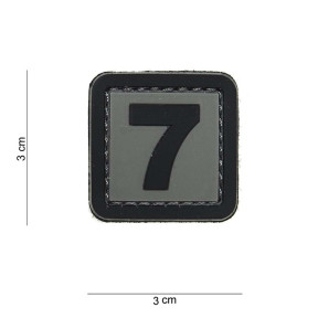 Patch 3D en PVC Chiffre 1 - 101 Inc