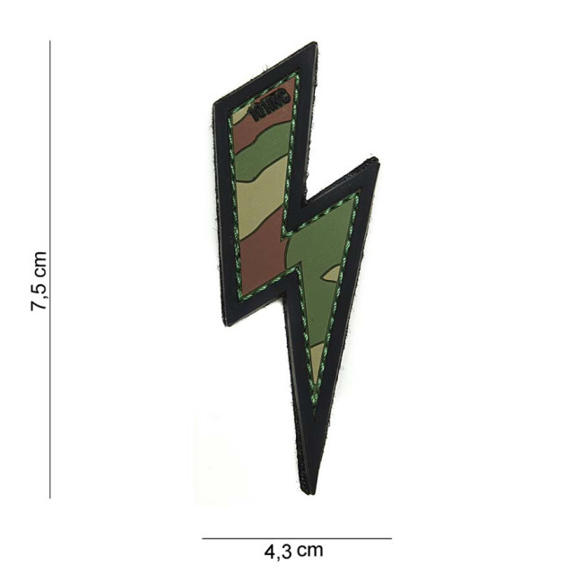 3D PVC-Patch "Blitz" Woodland - 101 Inc