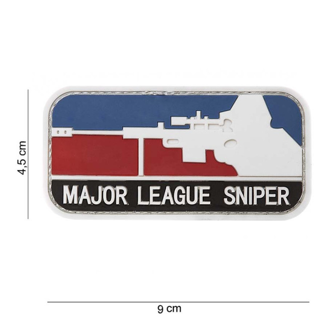 Patch 3D en PVC "Major Sniper Color" - 101 Inc