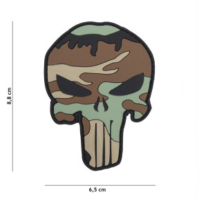 Patch 3D z PVC Punisher woodland - 101 Inc