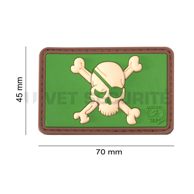 Patch pirate skull multicam - JTG