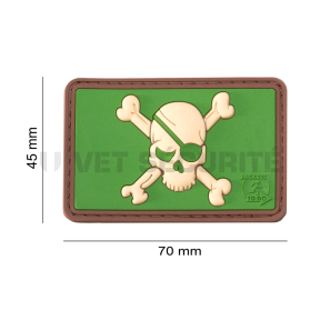 Piratenschädel-Patch Multicam - JTG