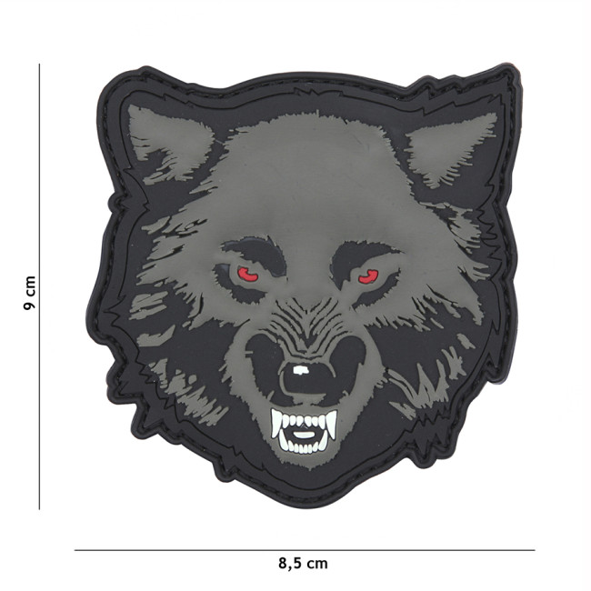 3D PVC Patch Grauer Wolf - 101 Inc