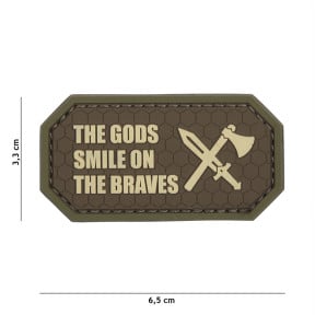 3D PVC Patch The gods smile on the braves - 101 Inc