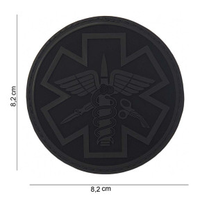 Patch 3D PVC Para Medic Noir - 101 Inc