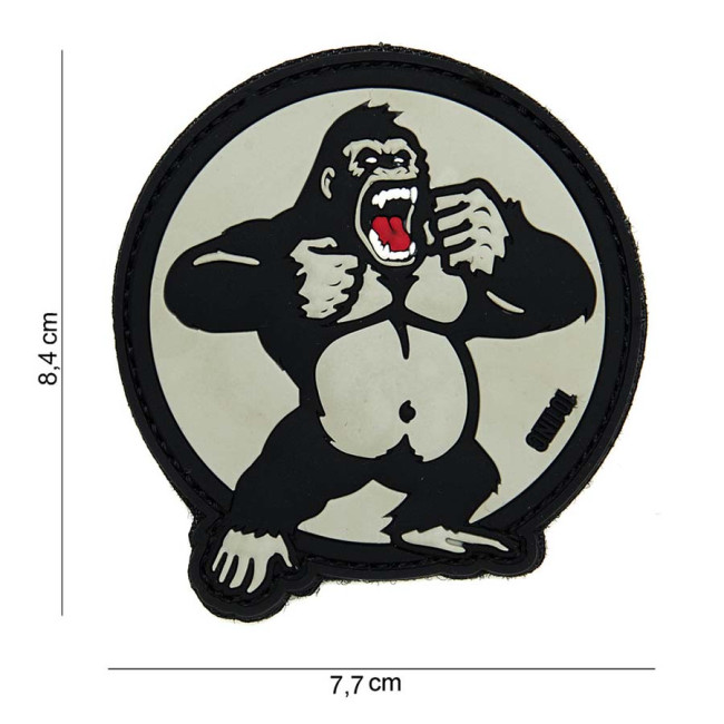 Patch 3D PVC King Kong Blanc - 101 Inc Patch 3D PVC King Kong Blanc - 101 Inc