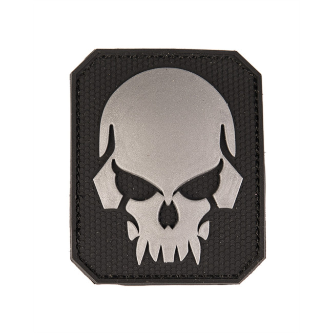 Patch 3D PVC Squelette petit format Vert Olive - Miltec