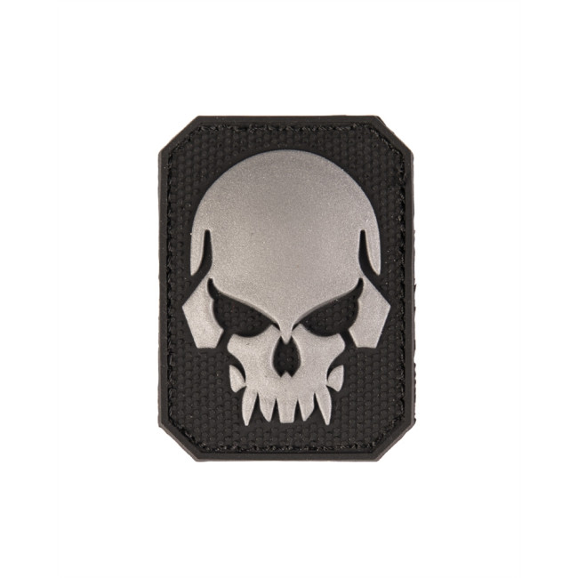 3D PVC Patch Skelet klein formaat Zwart - Miltec