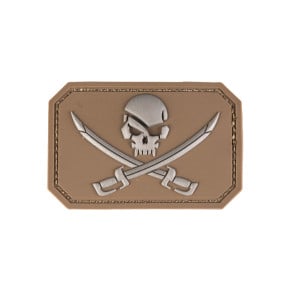 Patch 3D PVC Szkielet i Szabla Coyote - Miltec