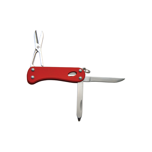 Multifunctioneel mes Mini Barrow rood - Baladéo
