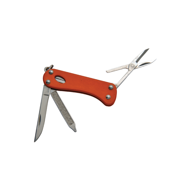 Nóż wielofunkcyjny Mini Barrow pomarańczowy - Baladéo
