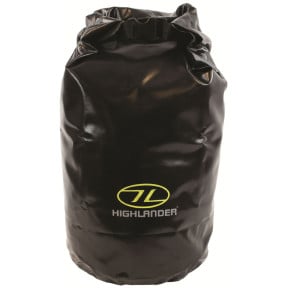 Sac étanche en PVC Trilaminé 16L noir - Highlander
