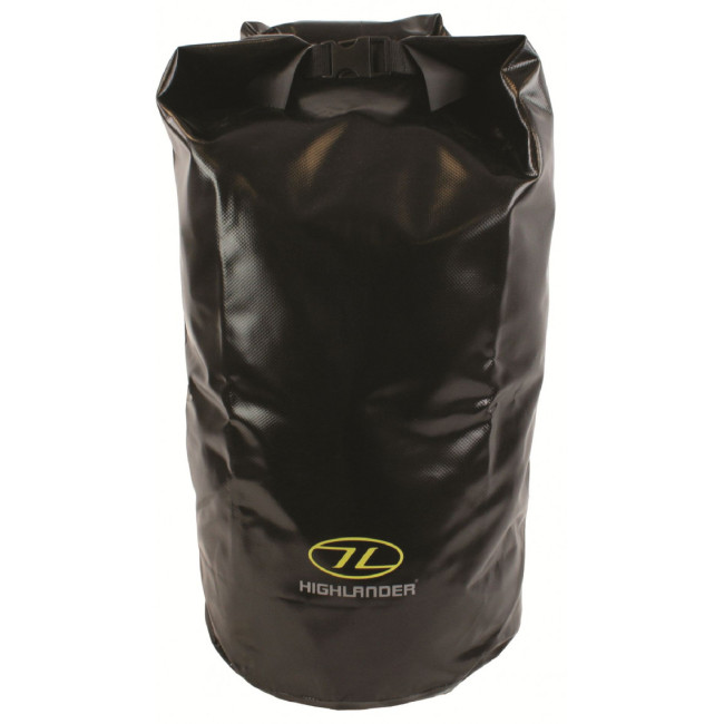 Wasserdichter Rucksack aus PVC-Trilaminat 44L schwarz - Highlander