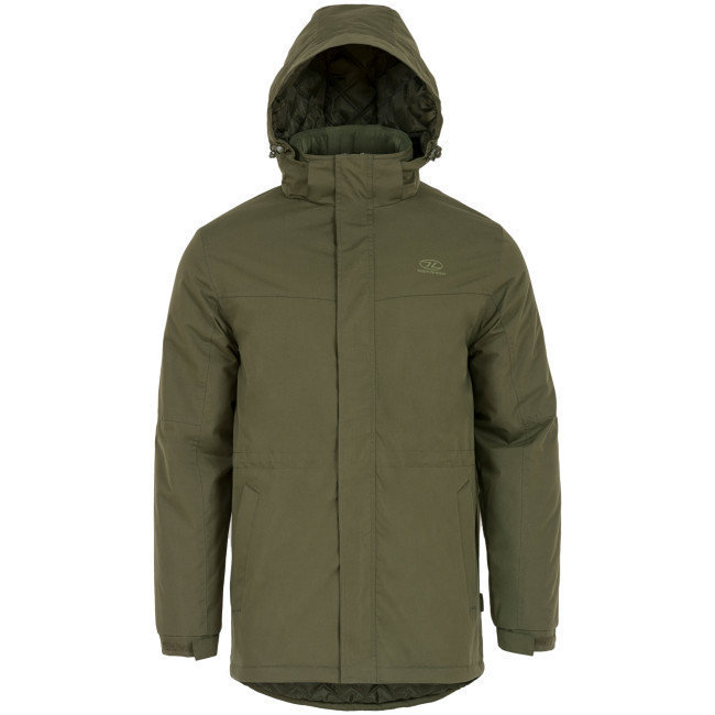 Gewatteerde jas Boreas Olijfgroen - Highlander