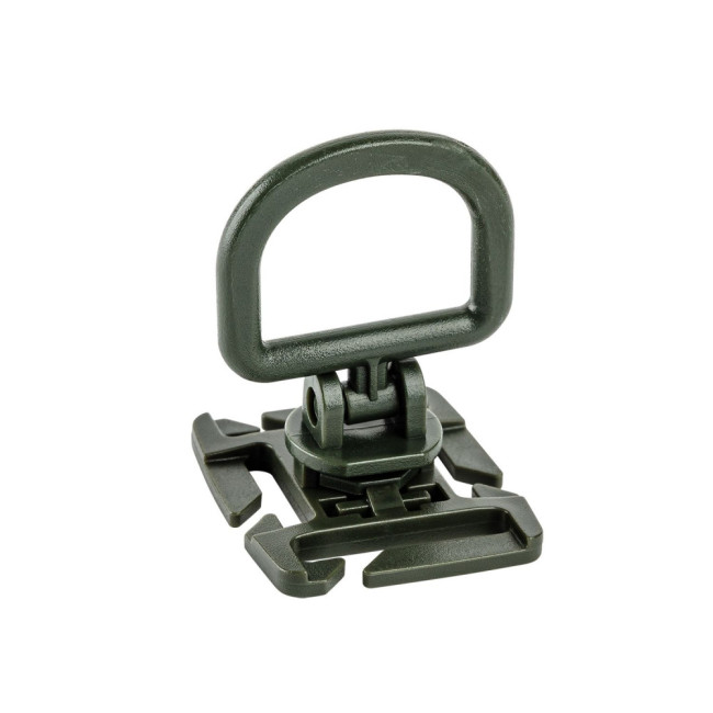Obrotowy punkt kotwiczenia D-ring z mocowaniem do paska M.O.L.L.E. zielony od - A10 Equipment