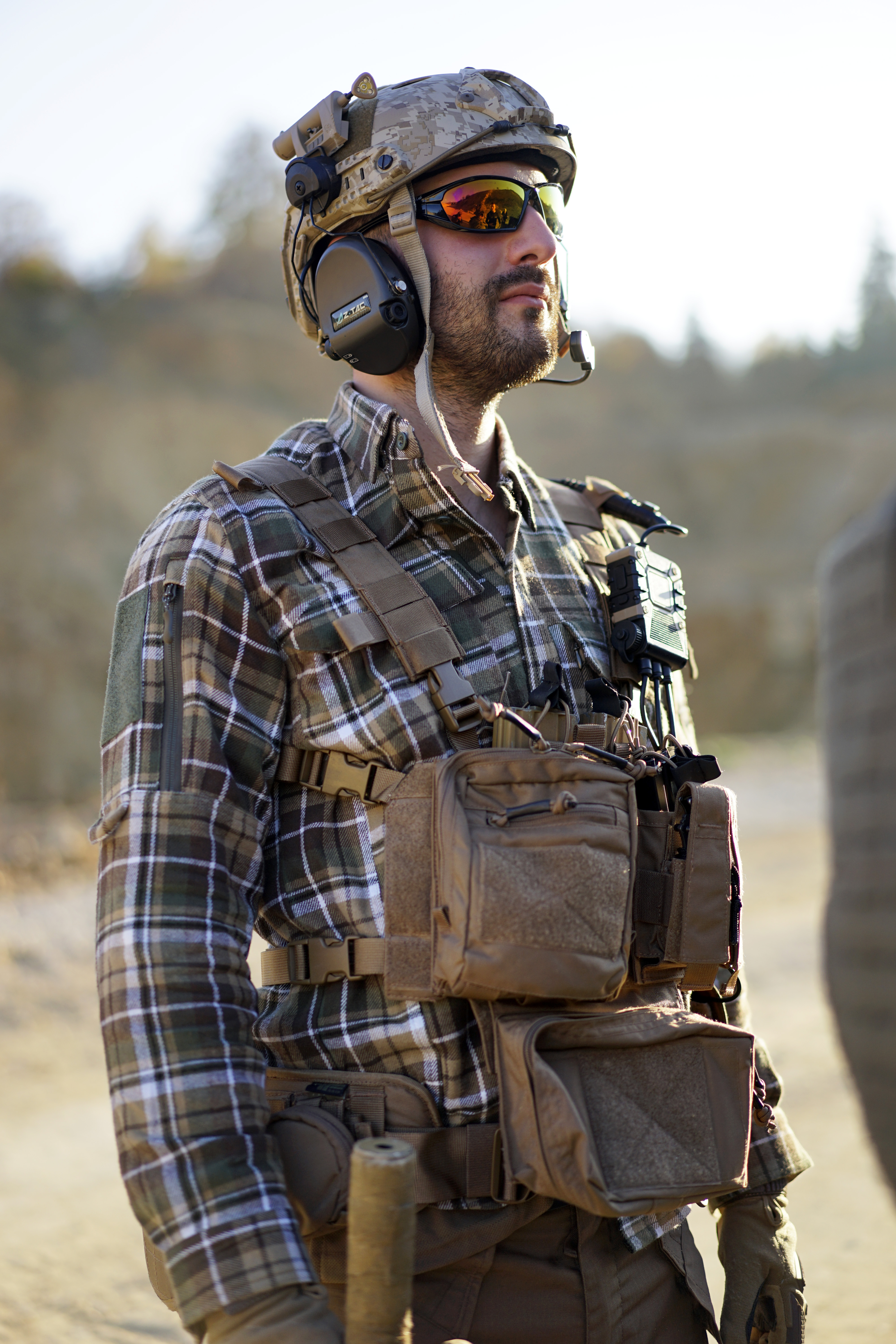 Gilet Tactique Modulaire Léger MFH MOLLE Coyote Airsoft Armée