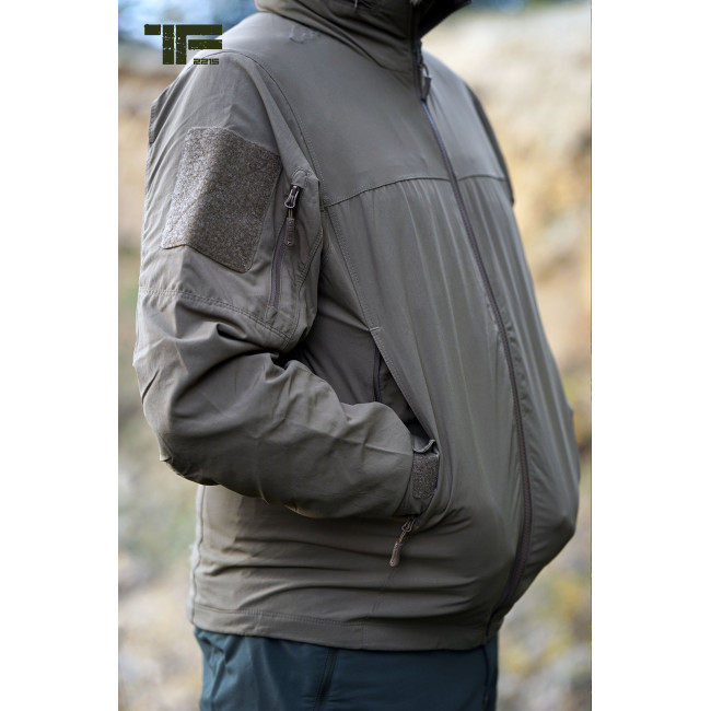 Grüne OD Softshell-Jacke Tango Two - Task Force 2215
