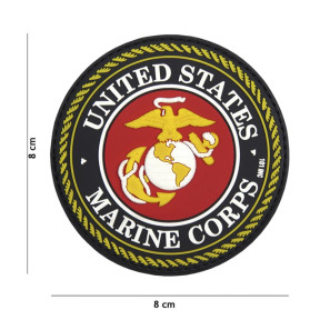 3D PVC Patch United States Marine Corps rot - 101 INC