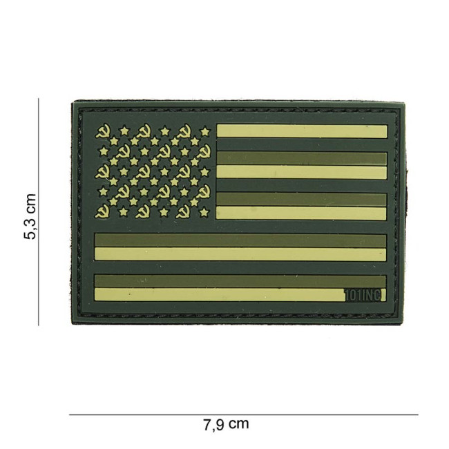 Patch 3D PVC Sovjet Vert - 101 Inc