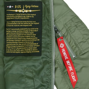 Veste Bomber d'été Jack MA-1 vert - Fostex