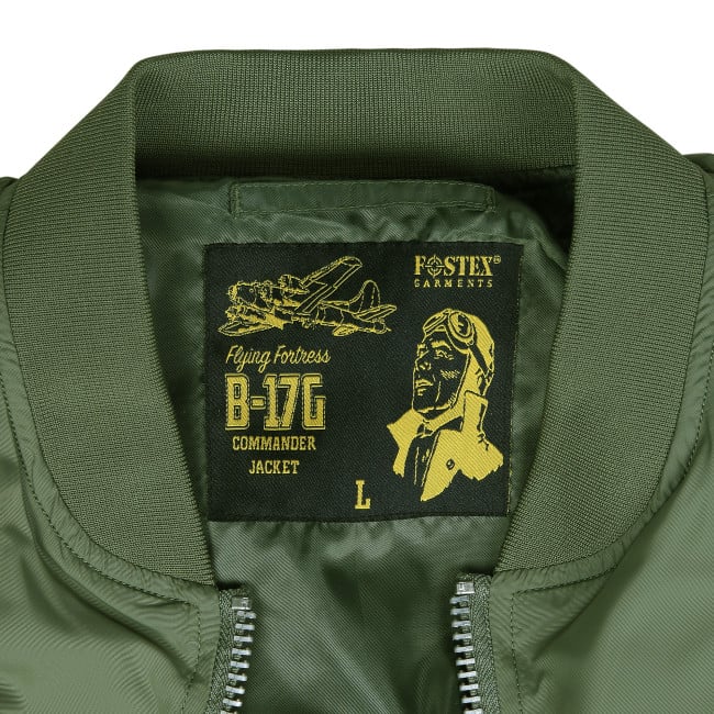 Veste Bomber d'été Jack MA-1 vert - Fostex