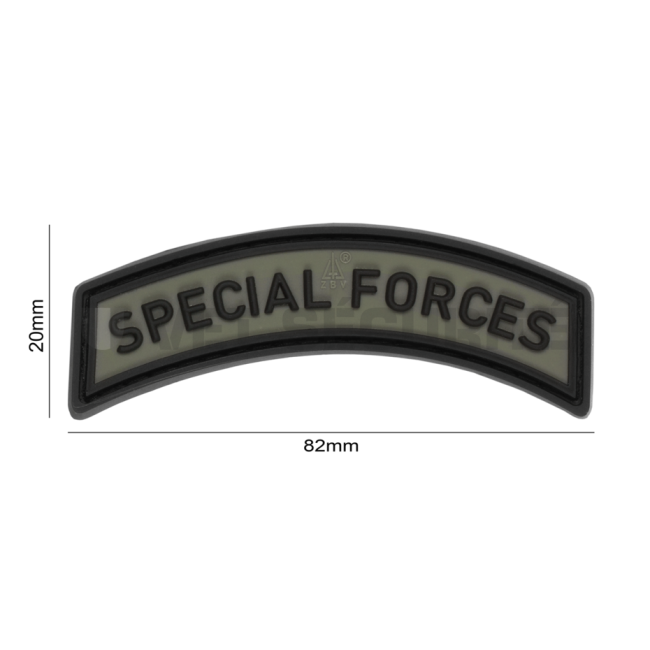 Special Forces Tab Rubber Patch - JTG