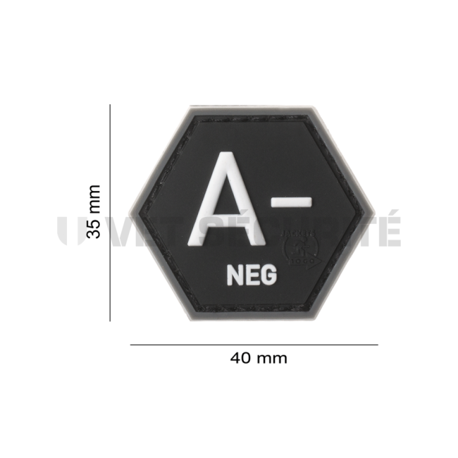 Patch Bloedgroep A negatief - Jacket To Go