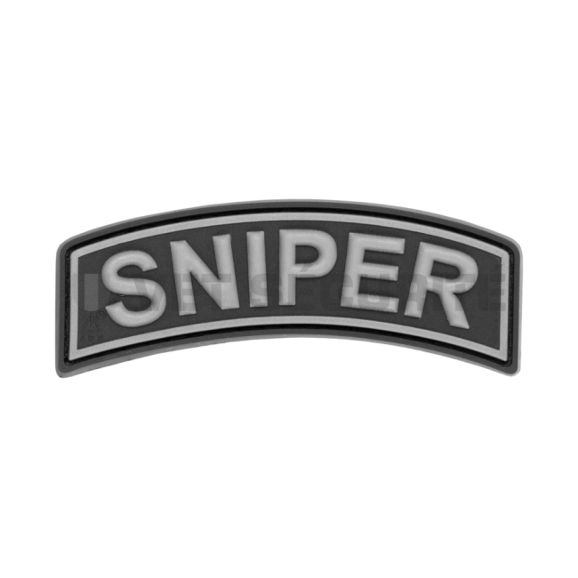 Naszywka Sniper Tab Rubber Czarna/Szara - JTG