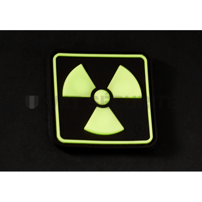 Naszywka Radioactive Rubber Fluo/Czarna - JTG