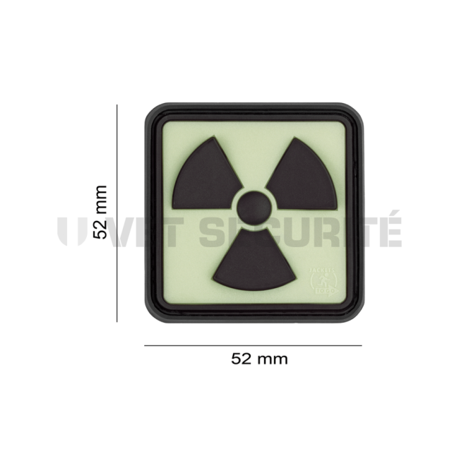 Patch Ratioactive Rubber Zwart/Fluo - JTG