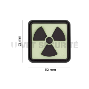 Patch Radioactive Rubber Schwarz/Neon - JTG
