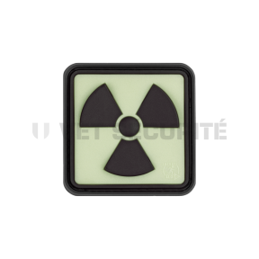 Patch Radioactive Rubber Zwart/Fluo - JTG