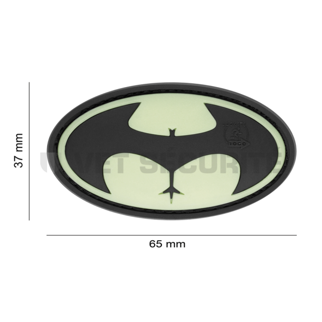 Patch Buttman Rubber Fluo/Noir - JTG