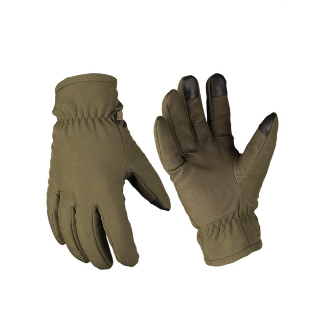 Gants softhsell Thinsulate Vert Olive - Miltec