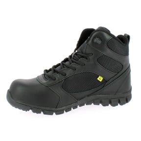 Chaussure Cuir et Nylon Dragon Noir - Safety Jogger