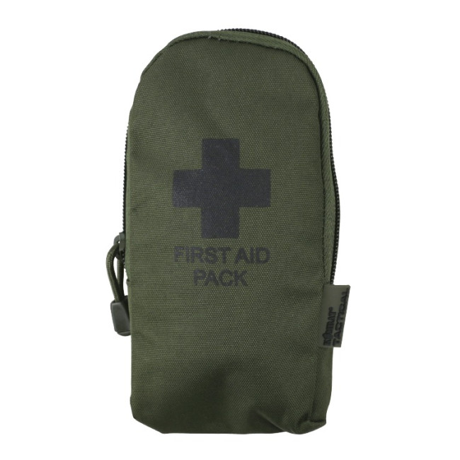 Trousse de 1er Secours 20 x 10 x 2.5 - Vert Olive - Kombat Tactical